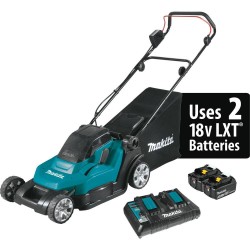 Makita 18V X2 (36V) LXT Lithium-Ion Cordless 17in Residential Lawn Mower Kit (5.0Ah)