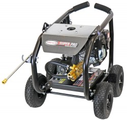 Simpson SuperPro Roll-Cage 3600 PSI 2.5 GPM Gas Powered Cold Water Pressure Washer with 5 Spray Tips