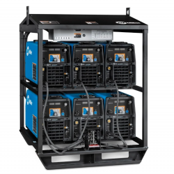 Miller XMT 350 FieldPro ArcReach 6-Pack Rack 907740