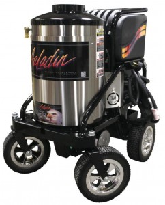 Aaladin Cleaning Systems 3000 PSI 5.0 GPM Electric Hot Water Pressure Washer with 4 Quick Couple Spray Nozzles