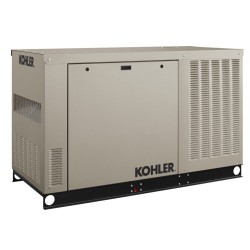 Kohler 38kW Single Phase Dual Fuel Liquid Cooled Generator with Block Heater 38RCLC-QS50