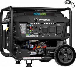Westinghouse WGen6000DFc EFI 7500 Watt Dual Fuel Portable Generator with CO Sensor