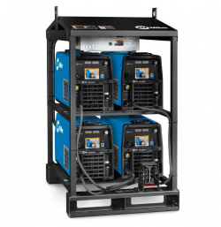 Miller XMT 350 FieldPro ArcReach 4-Pack Rack 907739
