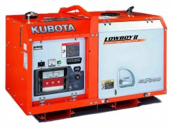 Kubota GL7000TM Lowboy II 7000 Watt Single Phase Diesel Generator